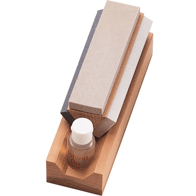 Tri Hone 3 Stone Sharpening Block - Arkansas