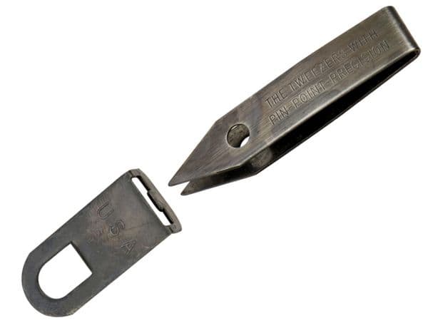 Uncle Bill's Silver Gripper Tick Tweezers