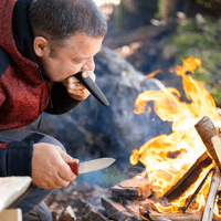 Victorinox Venture Fixed Blade Knife - Red