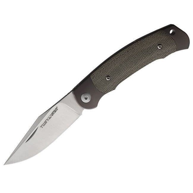 Viper Twin Slip Joint EDC Knife - Green Micarta