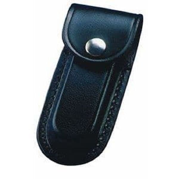 Whitby & Co Black Leather Folding Knife Multi-Tool Sheath - 3.5