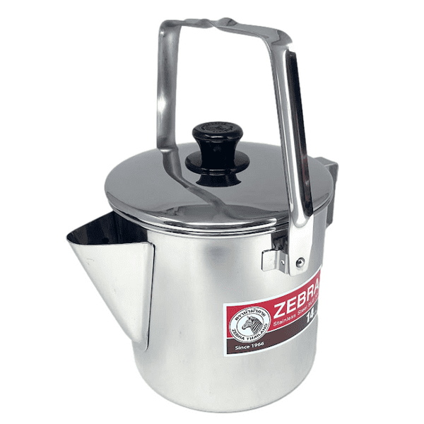 Zebra 14cm Stainless Steel Billy Can Kettle
