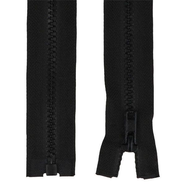 BLACK 332 SIZE 5 CHUNKY ZIP - Standard Puller
