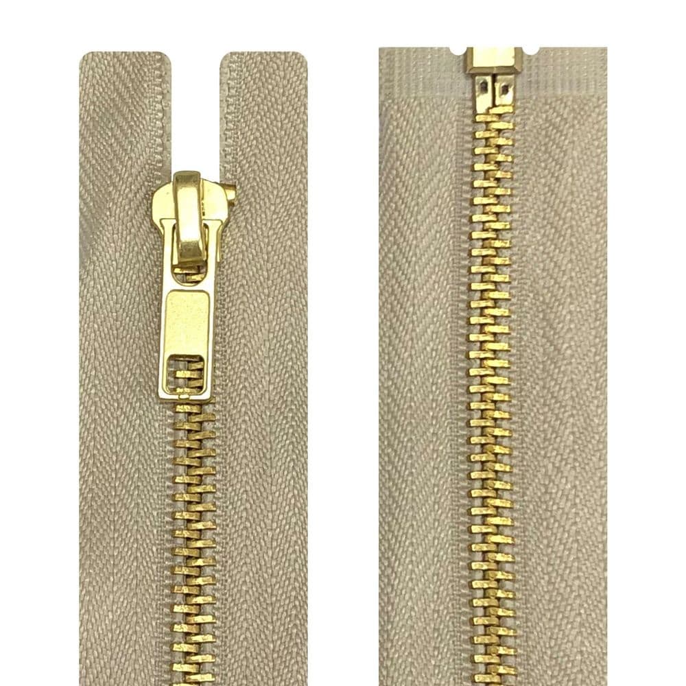 S5 Metal Zip for Jackets/Coats 307 Natural