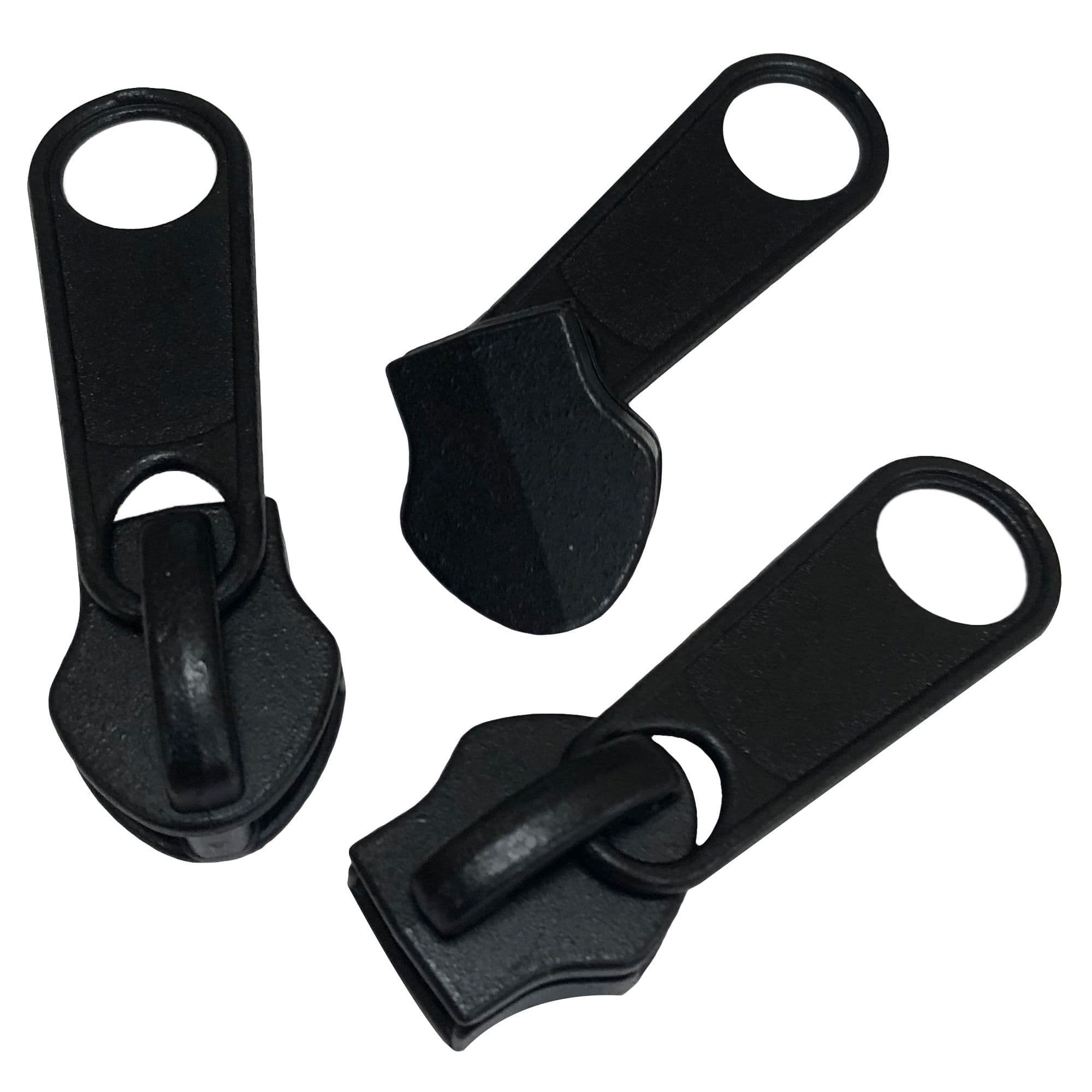 Size 10 Runners for Nylon Zips – Pack of 5 | Zip Slider Replacements