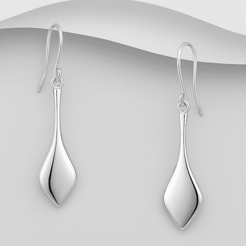 ✨Smooth Modern & Effortlessly Elegant These 925 Sterling Silver Teardrop  Earrings