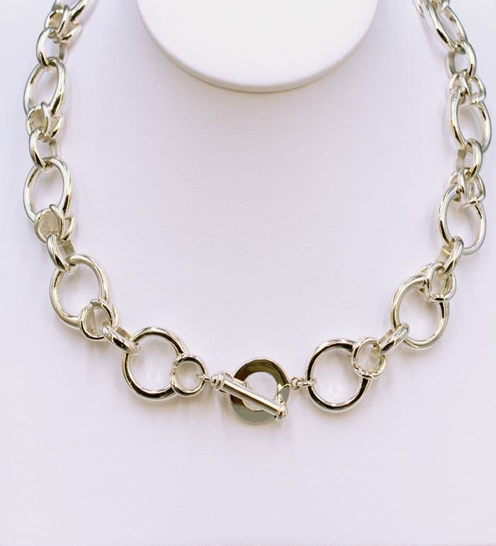 Belcher Chain Links Of London Necklace T Bar SILVER T-Bar Belcher