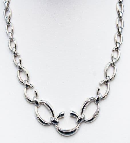 925 Sterling Silver Hand Crafted Cartier Style Necklace - Exclusive Design