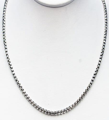 925 Sterling Silver Hand Crafted Necklace in Elegant Box Design