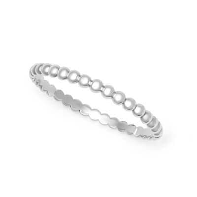 925 Sterling Silver Hand Crafted Solid Round Ball Design Bangle: An Exclusive Design