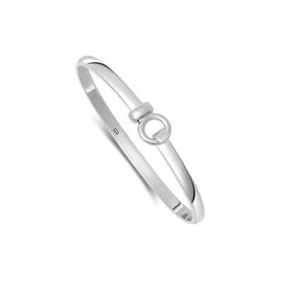925 Sterling Silver Solid Hand Crafted Bangle That opens. In Two Weights: Medium & Heavier