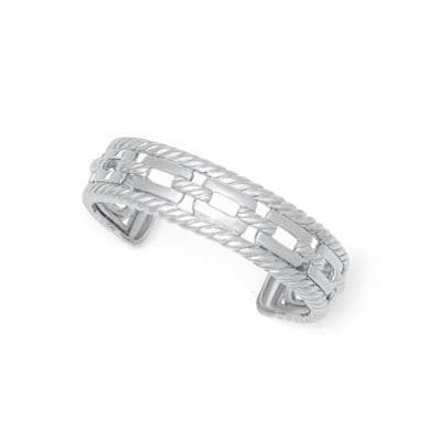 925 Sterling Silver Solid Hermes Style Cuff Bangle. An Exclusive Design, Hand Crafted