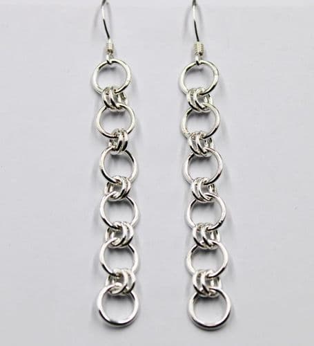 925 Sterling Silver Tulip Flower Drop Earring