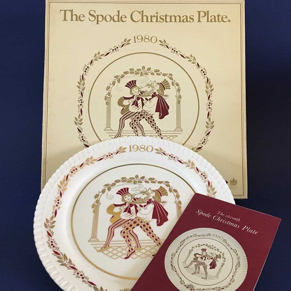 Spode Limited Edition Christmas Plate 1980 Boxed