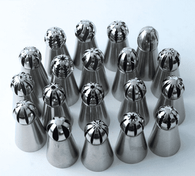 19 pcs Sphere Piping Nozzles