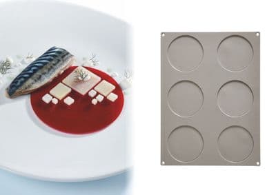 GG003 - Disco Grande Pavoni Italia Gourmand Silicone Mould