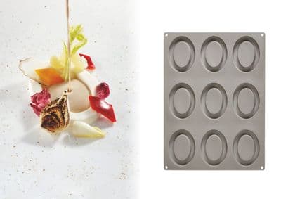 GG007 - Ovale Pavoni Italia Gourmand Silicone Mould