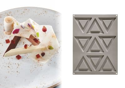 GG008 - Triangolo Pavoni Italia Gourmand Silicone Mould