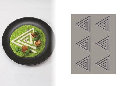 GG009 - TRIANGOLO Pavoni Italia Gourmand Silicone Mould