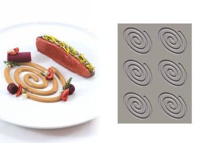 GG010 - Spirale Ovale Pavoni Italia Gourmand Silicone Mould