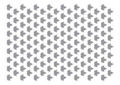 Maple Leaf Martellato Decorative Plastic Grill