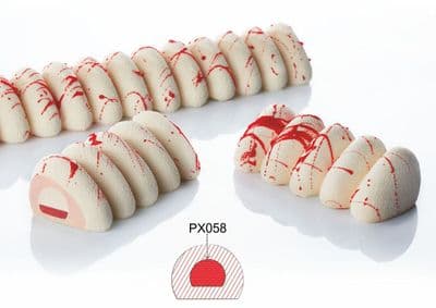 PX058 - Mini Yule log (Insert) Pavoni Italia Pavoflex Silicone Mould