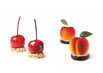 PX4331s - Cherry/Peach Pavoni Tutti Frutti Silicone Mould