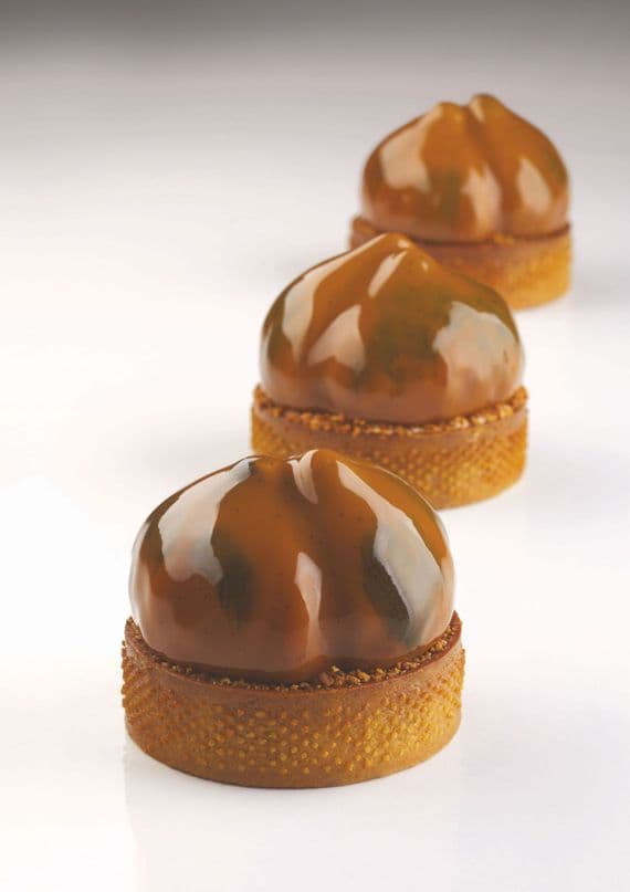 PX4357- CHESTNUT Pavoni Pavoflex Silicone Mould Cedric Grolet Marron