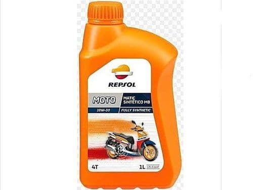 Aceite 1L Repsol scooter 4T 100% Sintético (10w30 MB)
