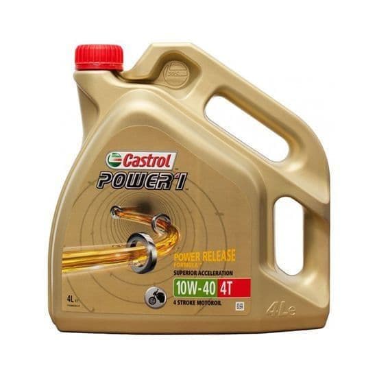 Aceite Castrol Power 1 10w40 Moto 4T | Recambio moto