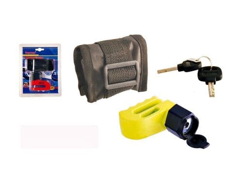 Candado de disco 6mm con bolsa