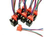 Conector enchufe eléctrico 4 cables para relé arranque honda