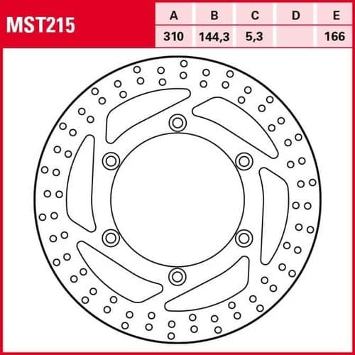 Disco de freno delantero Triumph 790 865