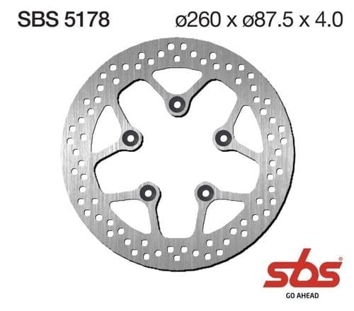 Disco Freno SBS 5178