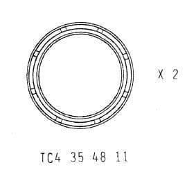 Juego retenes de horquilla Honda Sh 300 (3