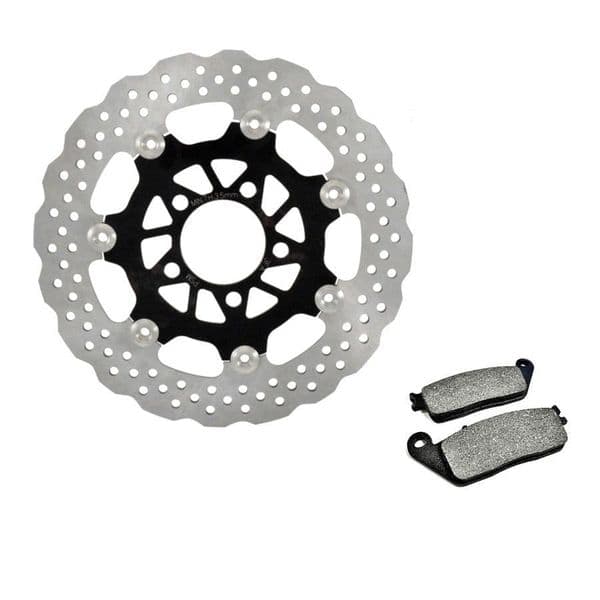 Kit disco freno delantero y pastillas Kymco Superdink 125 y 300cc