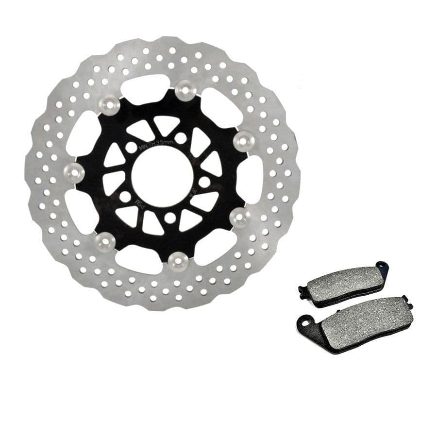 Kit disco freno delantero y pastillas Kymco Superdink 125 y 300cc