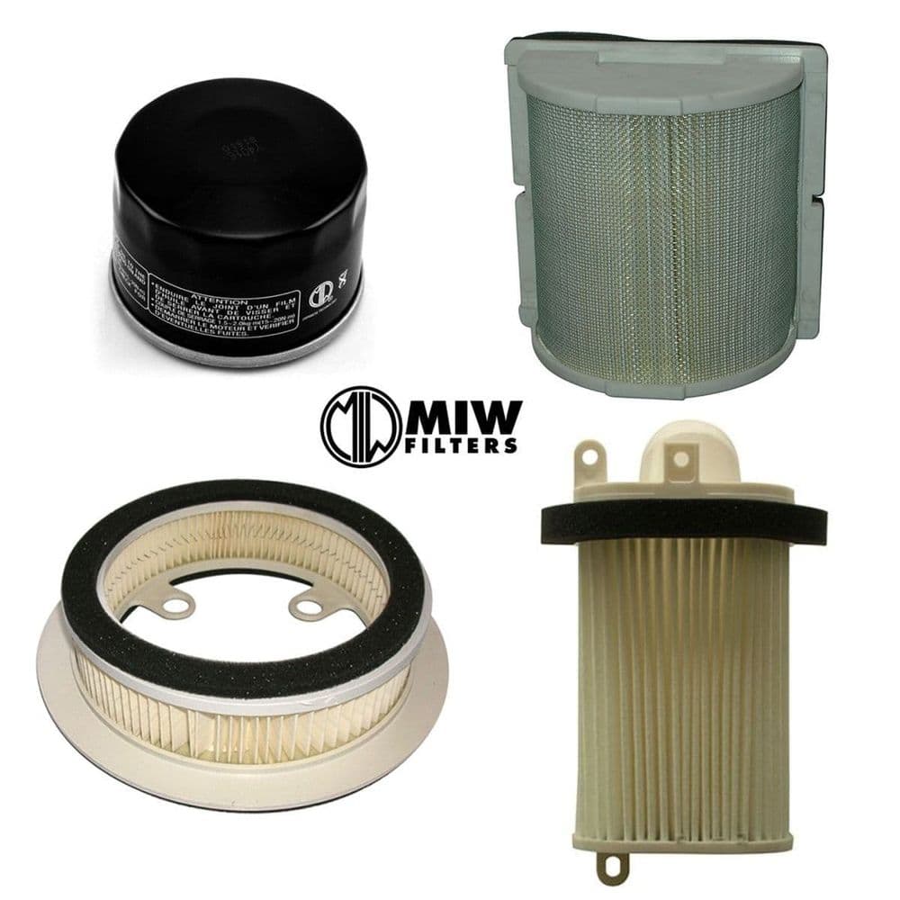 Kit filtros aire aceite x4 Yamaha Tmax 500 (2001-2007)