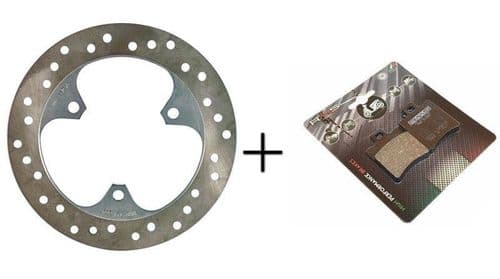 Kit freno delantero disco - pastillas Honda Scoopy 50 y 100cc (1996 a 2003)