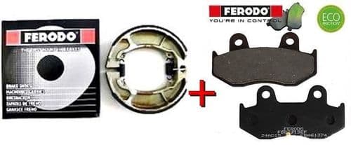 Kit freno pastillas y mordazas Honda Sh (01-09) Dylan Passion Nes