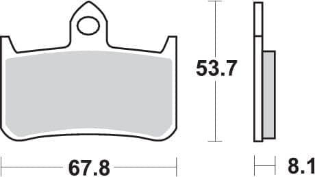 Pastillas de freno Competicion Honda Crb 900 Rr