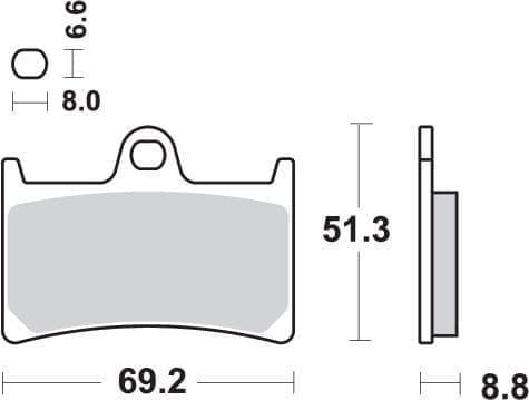Pastillas de freno Competicion Yamaha Yzf 600 Thunder