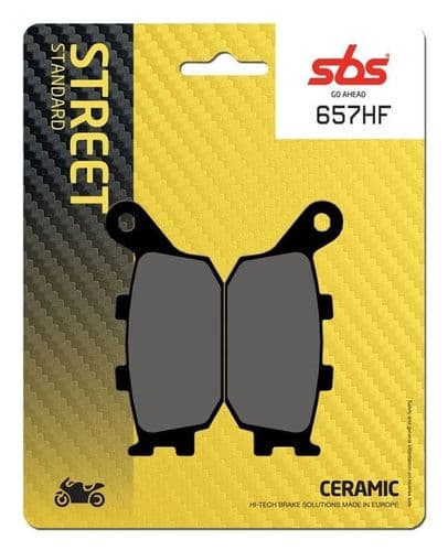 Pastillas de freno SBS compuesto cerámico Honda CBR 600 F