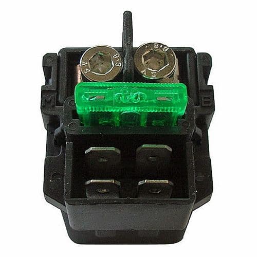 Relé de Arranque 12V/150A - Con Fusible 30A - 4 Fastons para Honda, Suzuki , Yamaha