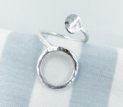 Adjustable Circles Ring