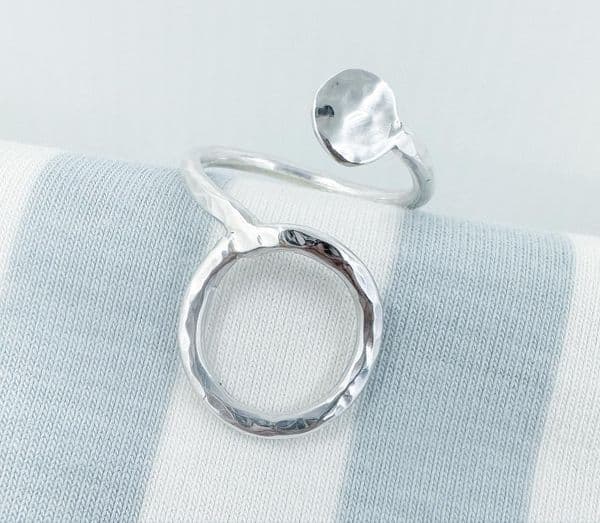 Adjustable Circles Ring