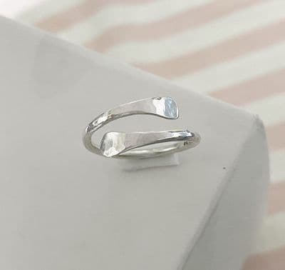 Adjustable Hammered Ring