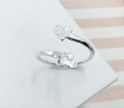 Adjustable Heart Ring
