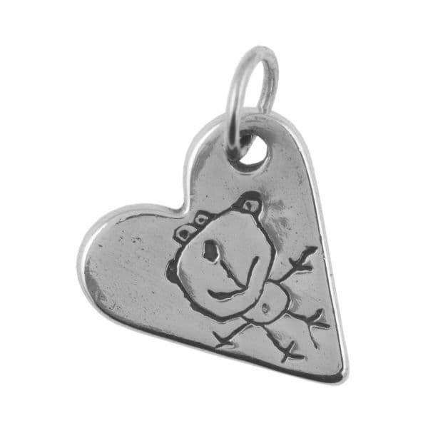 Artwork Heart Charm