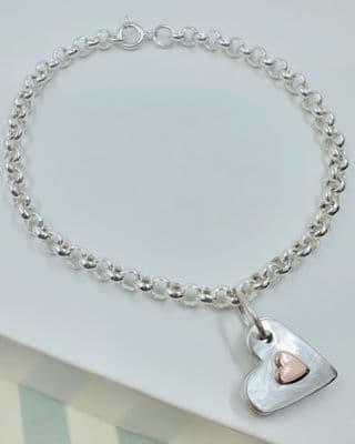 Ashes Heart Bracelet